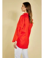 Dámska blúzka BLU1810-005 červená - Feme Stage Dámska blúzka BLU1810-005 červená - Feme Stage