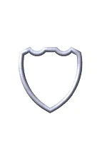 rám pre výšivku monogramu erbu 1