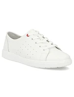 Filippo DP7556 dámske biele kožené poltopánky