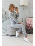 Atlanta šedá sada s potlačou