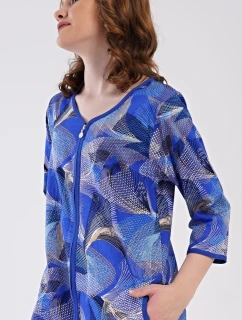 Dámske domáce šaty s trojštvrťovými rukávmi Eliza