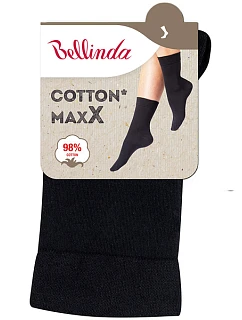 Dámske bavlnené ponožky COTTON MAXX LADIES SOCKS - Bellinda - čierna