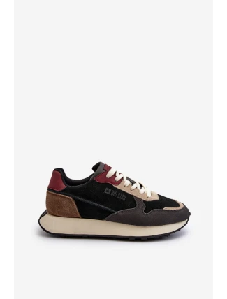 Męskie Sneakersy Memory Foam System Big Star NN174357 Czarne