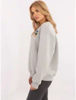 Mikina CLM BL 1283.19X svetlo šedá