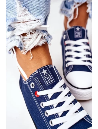 Dámske klasické tenisky Dark Blue Ecoma Dámske klasické tenisky Dark Blue Ecoma
