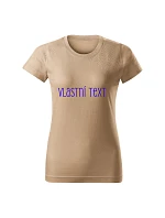 Personalizované dámske tričko s vlastným textom Personalizované dámske tričko s vlastným textom