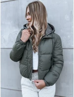 Dámska prešívaná bunda KHALEESI tmavo šedá FashionStreet TY3875 Dámska prešívaná bunda KHALEESI tmavo šedá FashionStreet TY3875