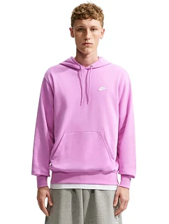 Pánska mikina Nike Club FT PO Hoodie, ružová, FN3866 503