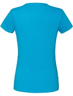Fruit of the Loom Lady-Fit Iconic 150 T Dámske tričko 16.1432 azúrovomodré