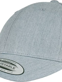 Flexfit 7706 6-panelová snapbacková čiapka „Classic“ 55.7706 melírovaná sivá