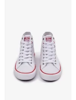 Pánske plátenné tenisky Big Star HI-POLY SYSTEM - biele