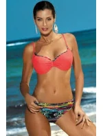 Dámske dvojdielne plavky M-424 Bella coral - Marko