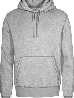 Promodoro 1680 Pánska mikina s kapucňou „X.O“ 40.1680 heather grey