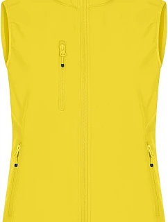 Clique Classic Softshell Vest W Dámska 3-vrstvová softshellová vesta 67.0916 lemon