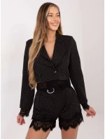 IT SN šortky FL9965.88 čierna/strieborná