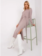 LK SK 509447 šaty.75P tmavo lila