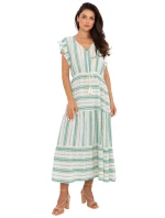 TW SK BI šaty 28760.97 bielo zelená