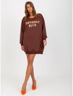 Mikina VI BL 3075.64P tmavo hnedá