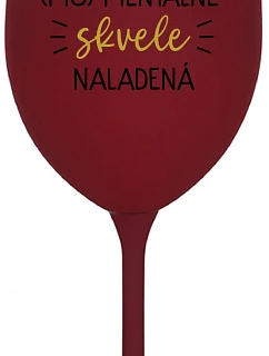 I AM (MO)MENTALLY GLASSED - bordový pohár na víno 350 ml