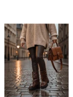 Topánky so širokou podrážkou model 222354 Solea Topánky so širokou podrážkou model 222354 Solea