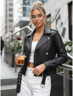 Dámske kožené ramonesky so zipsami čierne FashionStreet TY5642