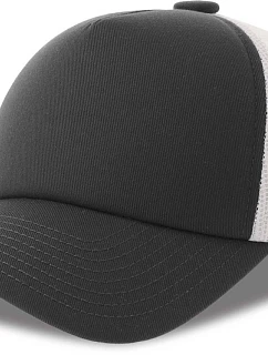 Atlantis Headwear Record-S 5-panelová truckerová čiapka 33.0263 tmavošedá