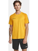 Craft Teamwear Squad Go Contrast Jersey M Pánske kontrastné športové tričko 82.2725 čierna/žulová Craft Teamwear Squad Go Contrast Jersey M Pánske kontrastné športové tričko 82.2725 čierna/žulová