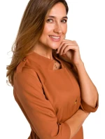 S189 Blejzrové šaty - čierne