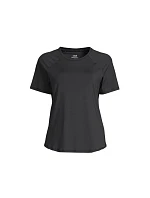 Dámske tričko CASALL Essential Tee, čierne Dámske tričko CASALL Essential Tee, čierne