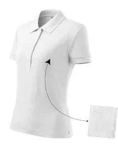 Polokošeľa Malfini Cotton W MLI-21300 biela