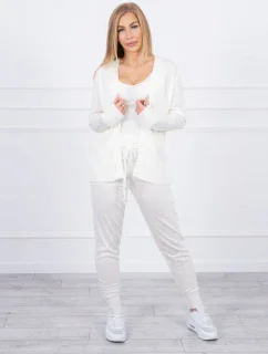 Súprava svetrov 3-dielna ecru