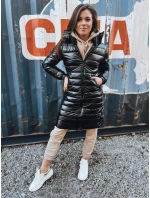 Dámska prešívaná zimná bunda LESSI black FashionStreet TY3353 Dámska prešívaná zimná bunda LESSI black FashionStreet TY3353