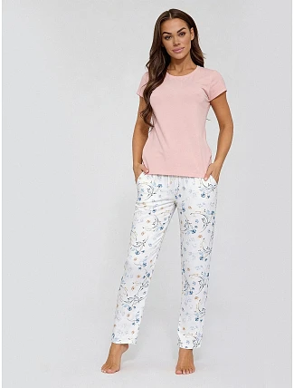 Cornette 690/55 pyžamové nohavice S-2XL