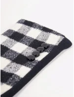 Dámske rukavice RES-0092K-345C Black with white - Yoclub Dámske rukavice RES-0092K-345C Black with white - Yoclub