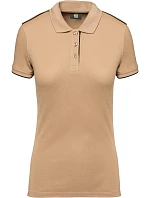 WK WK 271 Dámske pracovné polo tričko z piké „Day-to-Day“ 20.W271 camel/black WK WK 271 Dámske pracovné polo tričko z piké „Day-to-Day“ 20.W271 camel/black