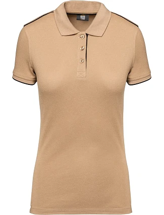 WK WK 271 Dámske pracovné polo tričko z piké „Day-to-Day“ 20.W271 camel/black WK WK 271 Dámske pracovné polo tričko z piké „Day-to-Day“ 20.W271 camel/black