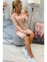 Brooklyn šaty tmavo púdrovo ružové