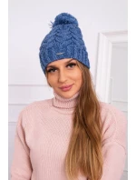 Fleecová čiapka Waleria K307 denim