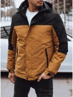 Pánska zimná bunda s kapucňou FashionStreet camel TX4898 Pánska zimná bunda s kapucňou FashionStreet camel TX4898