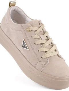 Filippo W PAW315C béžové semišové topánky na platforme