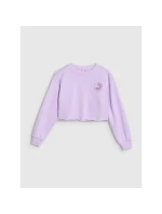 Dievčenská mikina bez svetra 4F 4FJWSS25TSWSF1504-52S