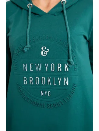Tmavozelené šaty Brooklyn