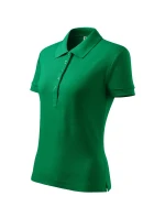 Bavlnené polo tričko Heavy stredne zelené