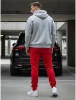 FashionStreet červené pánske tepláky UX2711