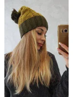 Paris fleecová čiapka K212 kivi+khaki