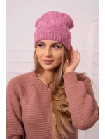 Majka dámska čiapka K376 tmavo ružová