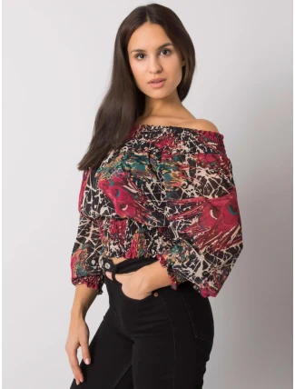 Blúzka DHJ BZ 15175.05P gaštanová Blúzka DHJ BZ 15175.05P gaštanová