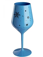WINTER - modrý nerozbitný pohár na víno 470 ml