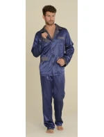 Pánske saténové pyžamo Satyna Adam 939 - De Lafense