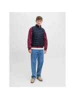 Jack&Jones pánska vesta bez rukávov JJEBRADLEY LIGHT BODYWARMER COLLAR NOO 12280973 SKY CAPTAIN Jack&Jones pánska vesta bez rukávov JJEBRADLEY LIGHT BODYWARMER COLLAR NOO 12280973 SKY CAPTAIN